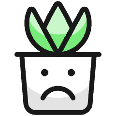 Plant Sad Icon from Ultimate Colors Set