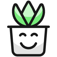 Plant Smile Icon from Ultimate Colors Set