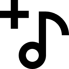 Add To Playlist Icon from Sharp Remix Set