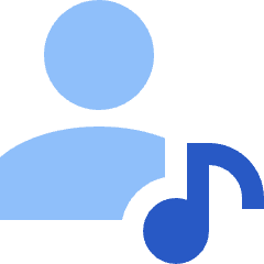 Artist Song Icon from Sharp Flat Set