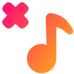 Delete Playlist Icon from Plump Gradient Set
