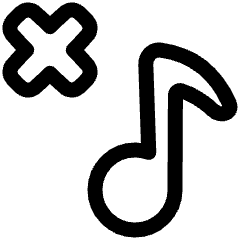 Delete Playlist Icon from Plump Line Set