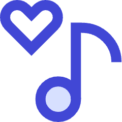 Favorite Heart Playlist Icon from Sharp Duo Set