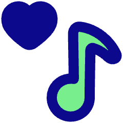 Favorite Heart Playlist Icon from Plump Pop Set