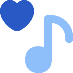 Favorite Heart Playlist Icon from Flex Flat Set