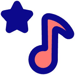 Favorite Star Playlist Icon from Plump Pop Set