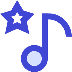 Favorite Star Playlist Icon from Sharp Duo Set