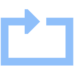 Loop Media Icon from Sharp Flat Set