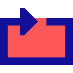 Loop Media Icon from Sharp Pop Set