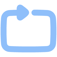 Loop Media Icon from Plump Flat Set