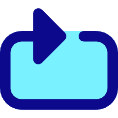 Loop Media Icon from Core Pop Set