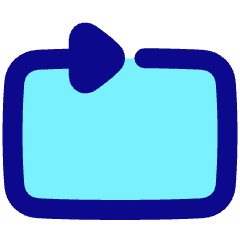 Loop Media Icon from Plump Pop Set