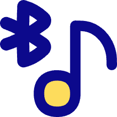 Media Bluetooth On Icon from Flex Pop Set