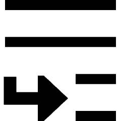 Move To Bottom Icon from Sharp Solid Set