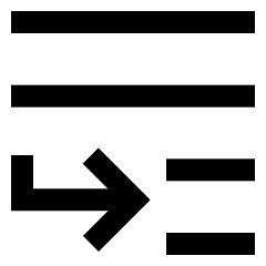 Move To Bottom Icon from Sharp Line Set