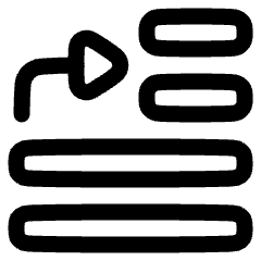 Move To Top Icon from Plump Line Set