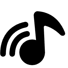 Music Cast Icon from Plump Solid Set