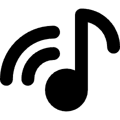 Music Cast Icon from Core Solid Set