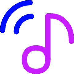 Music Cast Icon from Flex Neon Set