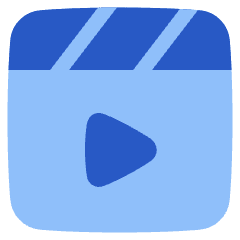 Play List 1 Icon from Plump Flat Set