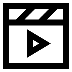 Play List 1 Icon from Sharp Line Set