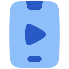 Play List 3 Icon from Plump Flat Set