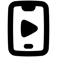 Play List 3 Icon from Plump Solid Set