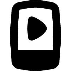 Play List 3 Icon from Flex Solid Set