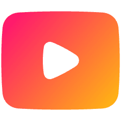 Play List 4 Icon from Plump Gradient Set