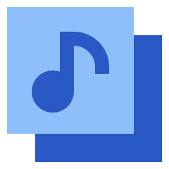 Play List 5 Icon from Sharp Flat Set