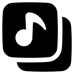 Play List 5 Icon from Plump Solid Set