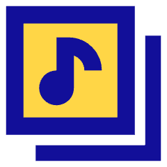 Play List 5 Icon from Sharp Pop Set