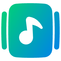 Play List 6 Icon from Plump Gradient Set