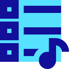 Play List 7 Icon from Sharp Pop Set