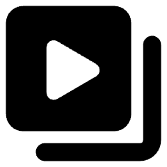 Play List 8 Icon from Core Solid Set