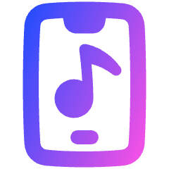 Play List Phone Icon from Plump Gradient Set