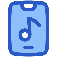 Play List Phone Icon from Plump Duo Set