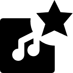 Playlist Favorite Star Icon from Nova Solid Set