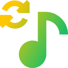 Repeat Playlist Icon from Sharp Gradient Set