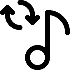 Repeat Playlist Icon from Core Line Set