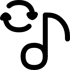 Repeat Playlist Icon from Flex Line Set