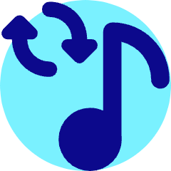 Repeat Playlist Icon from Core Pop Set