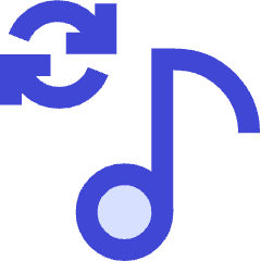 Repeat Playlist Icon from Sharp Duo Set