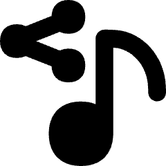 Share Playlist Icon from Flex Solid Set