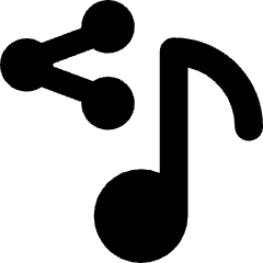 Share Playlist Icon from Core Solid Set