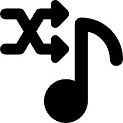 Shuffle Playlist Icon from Core Solid Set