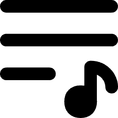 Song Lyric Icon from Flex Solid Set