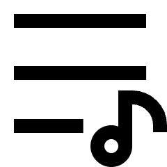 Song Lyric Icon from Sharp Line Set