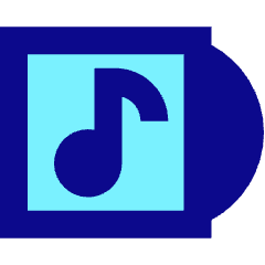 Song Music Album Icon from Sharp Pop Set