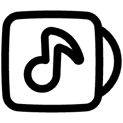 Song Music Album Icon from Plump Line Set